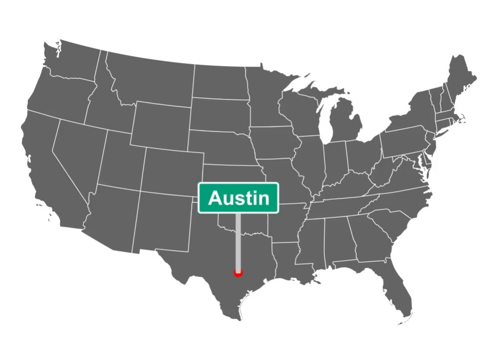Our Location in Austin, Texas
